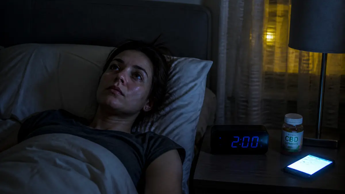 Pourquoi vous ne pouvez pas dormir la nuit (et comment les gummies au CBD peuvent vous aider)