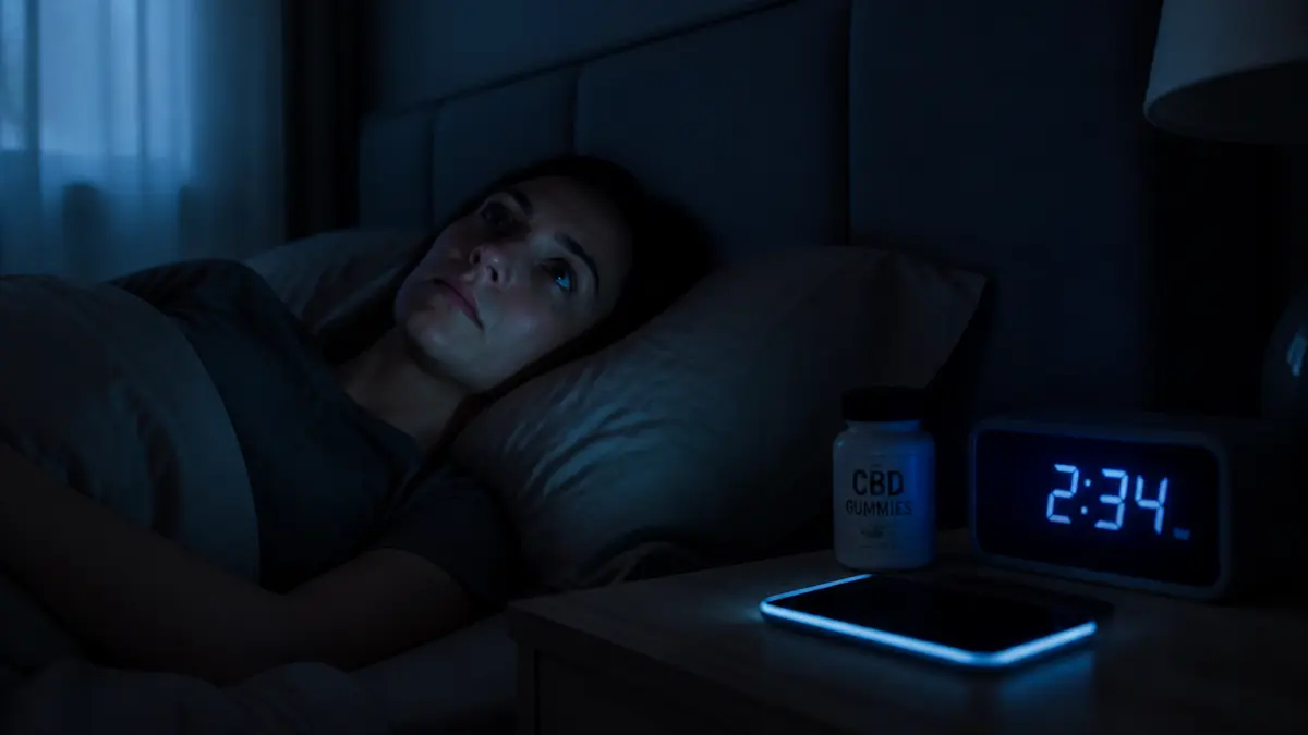 Pourquoi vous ne pouvez pas dormir la nuit (et comment les gummies au CBD peuvent vous aider)